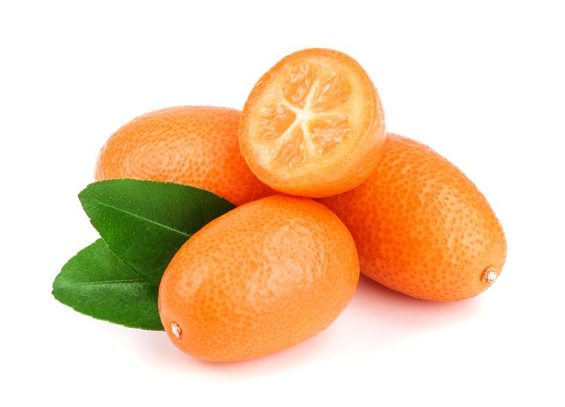 kumquat : zoom sur le fruit.