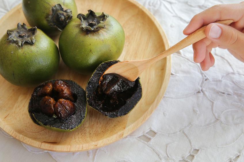 sapote noire un fruit à la pulpe chocolatée