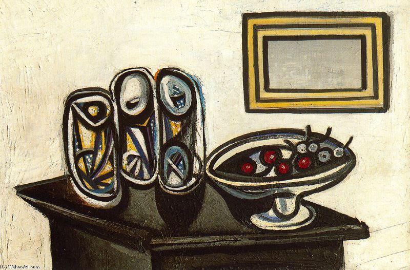 PABLO-PICASSO-STILL-LIFE-WITH-CHERRIES