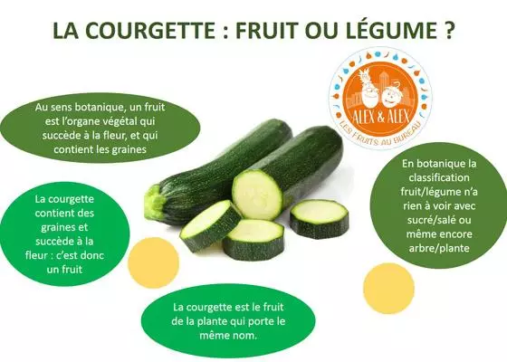 La courgette : fruit ou légume ? Pourquoi la courgette est un fruit !