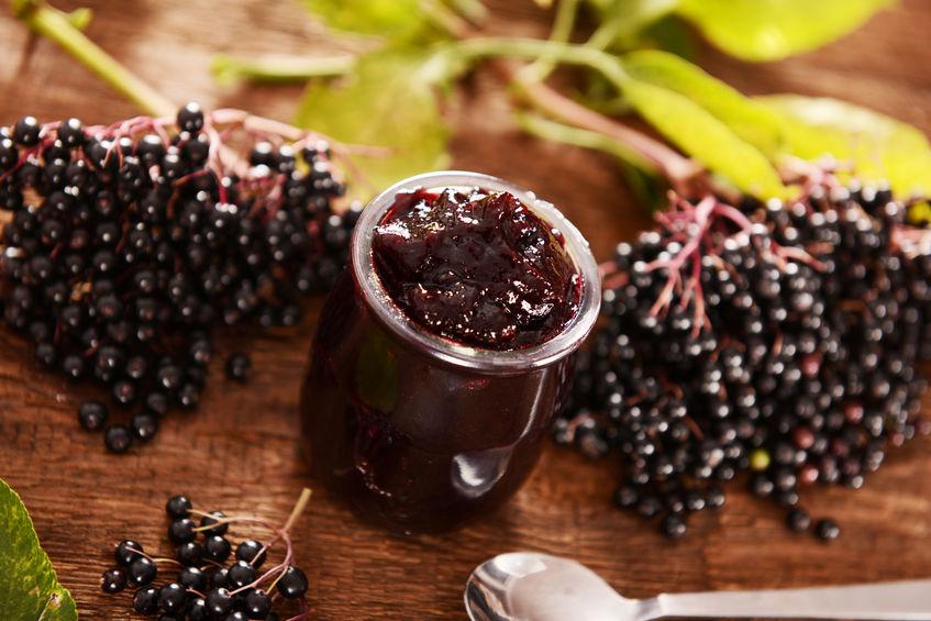 confiture de baies de sureau noir